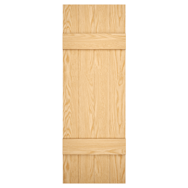 pine board and batten shutter 4 vertical boards and 2 across