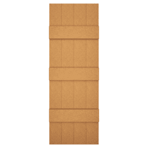 Composite board and batten 4 vertical boards 3 horizontal boards and battens