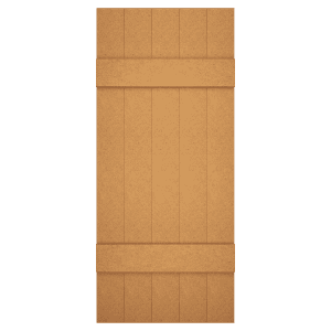 Composite board and batten 5 vertical boards 2 horizontal boards and battens